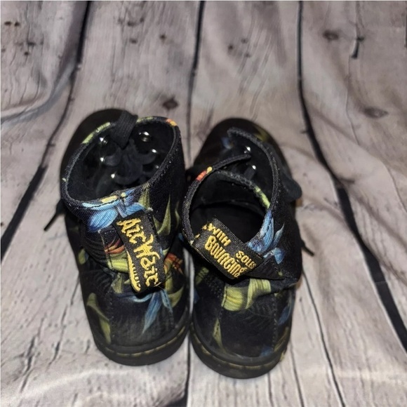 Dr. Martens Hackney Women’s Tropical Floral Canvas Boots US Sz 7 Combat Lace-Up - Picture 4 of 7